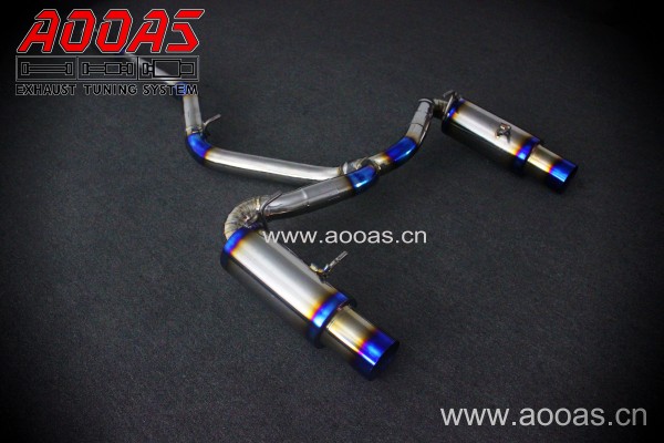 Toyota 86 BRZ In the tail section Bilateral single-out Titanium alloy Straight product picture